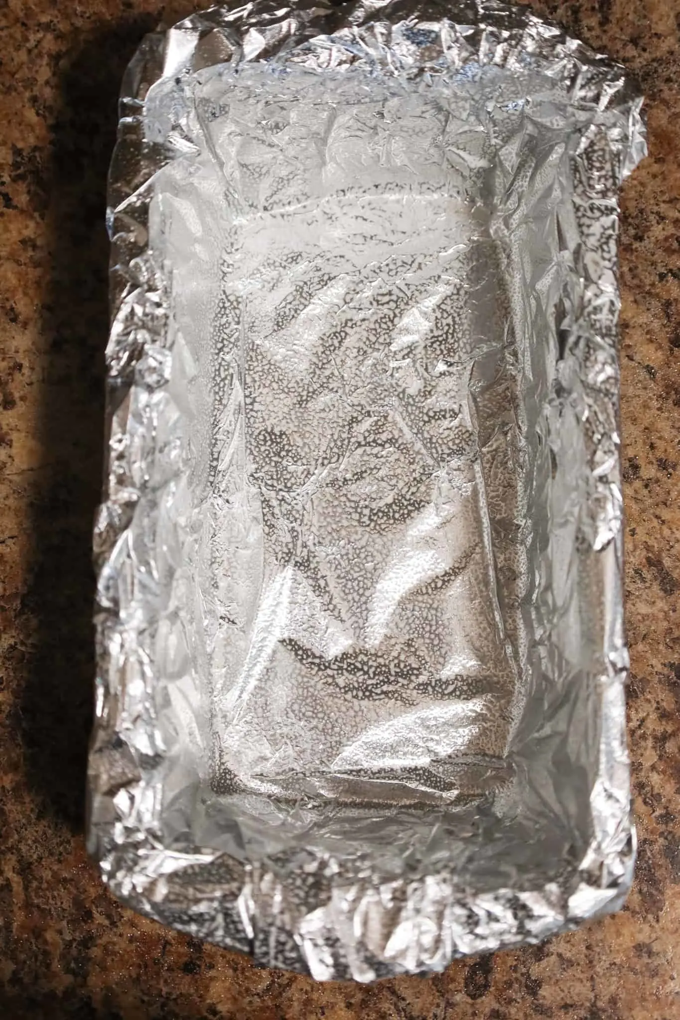 foil lined loaf pan