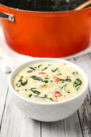 Chicken Florentine Soup - THIS IS NOT DIET FOOD