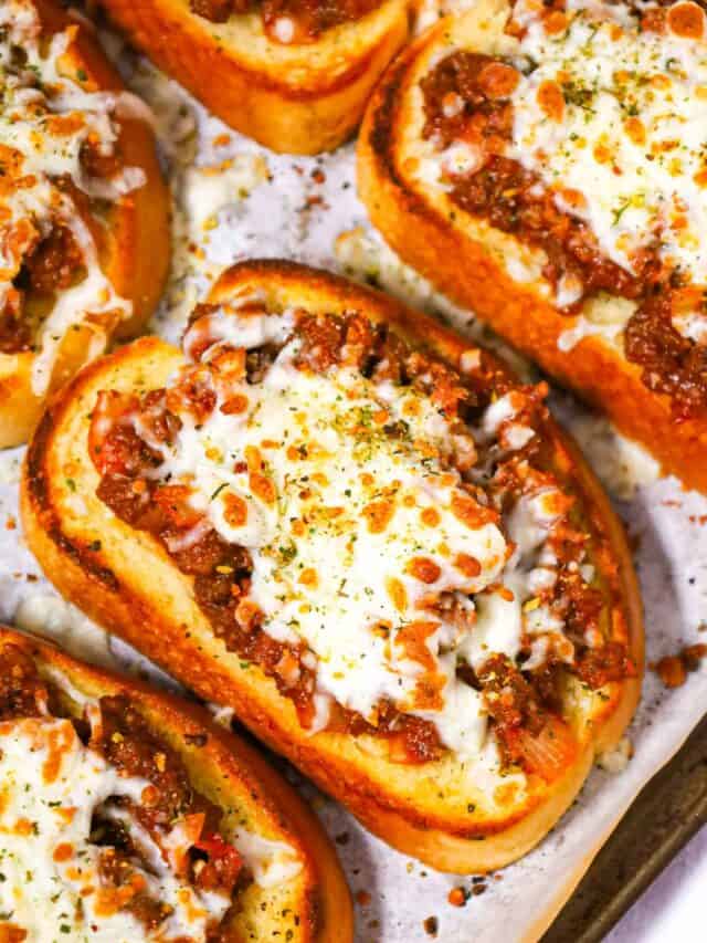 Texas Toast Sloppy Joes Recipe THIS IS NOT DIET FOOD