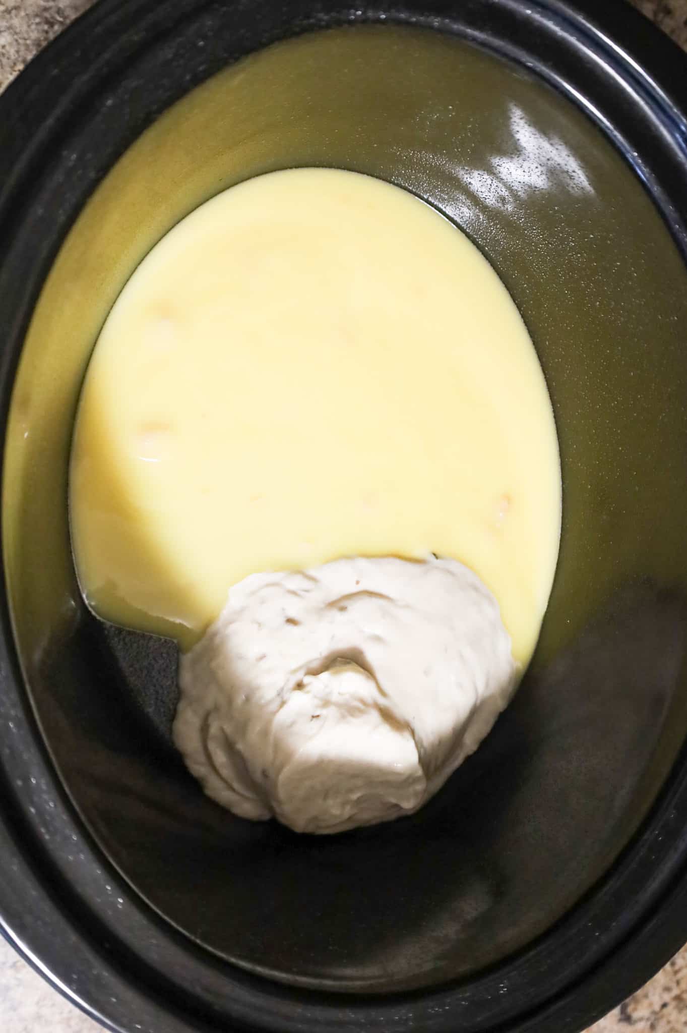 cream soups in a crock pot