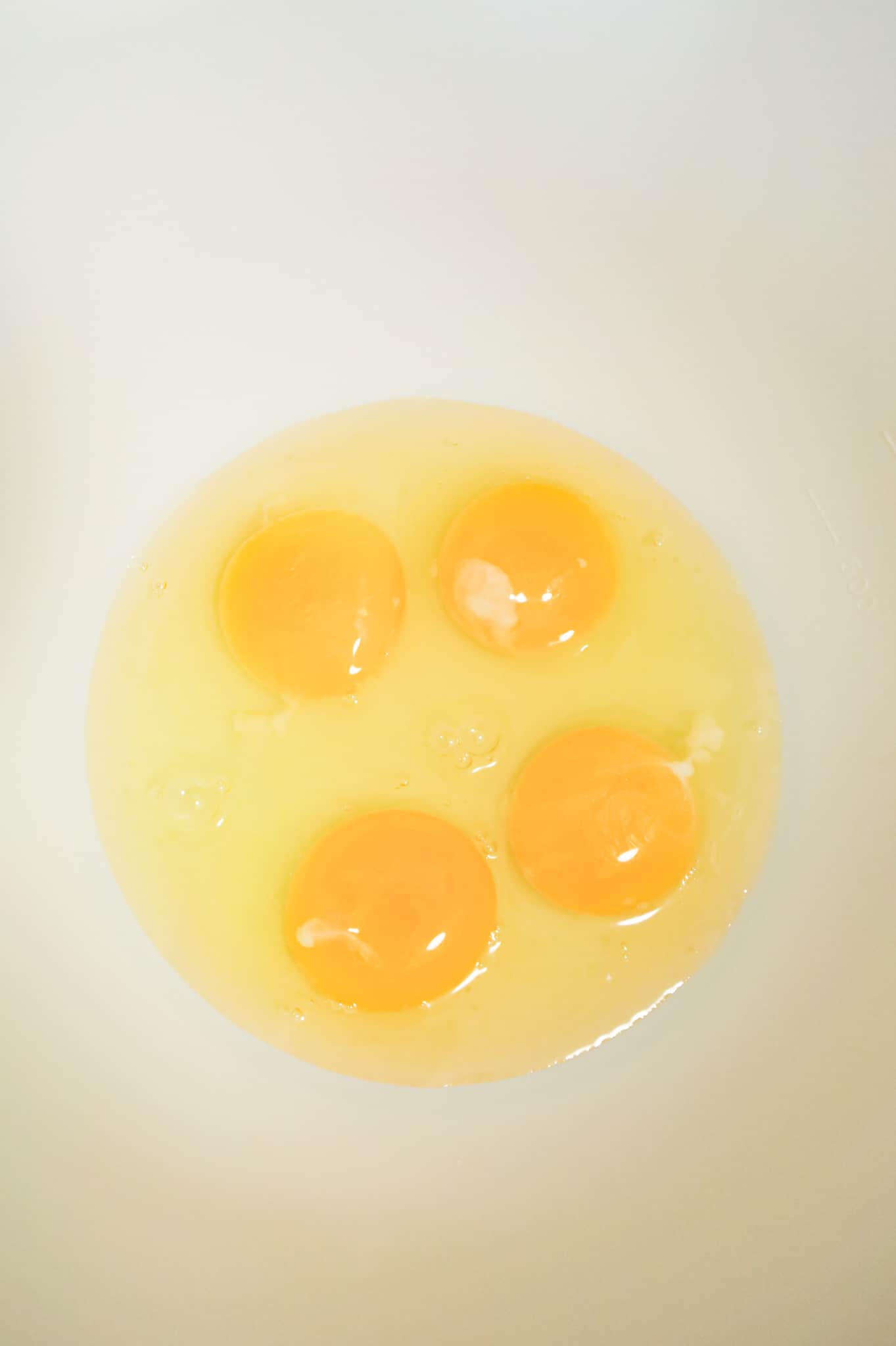 eggs in a mixing bowl