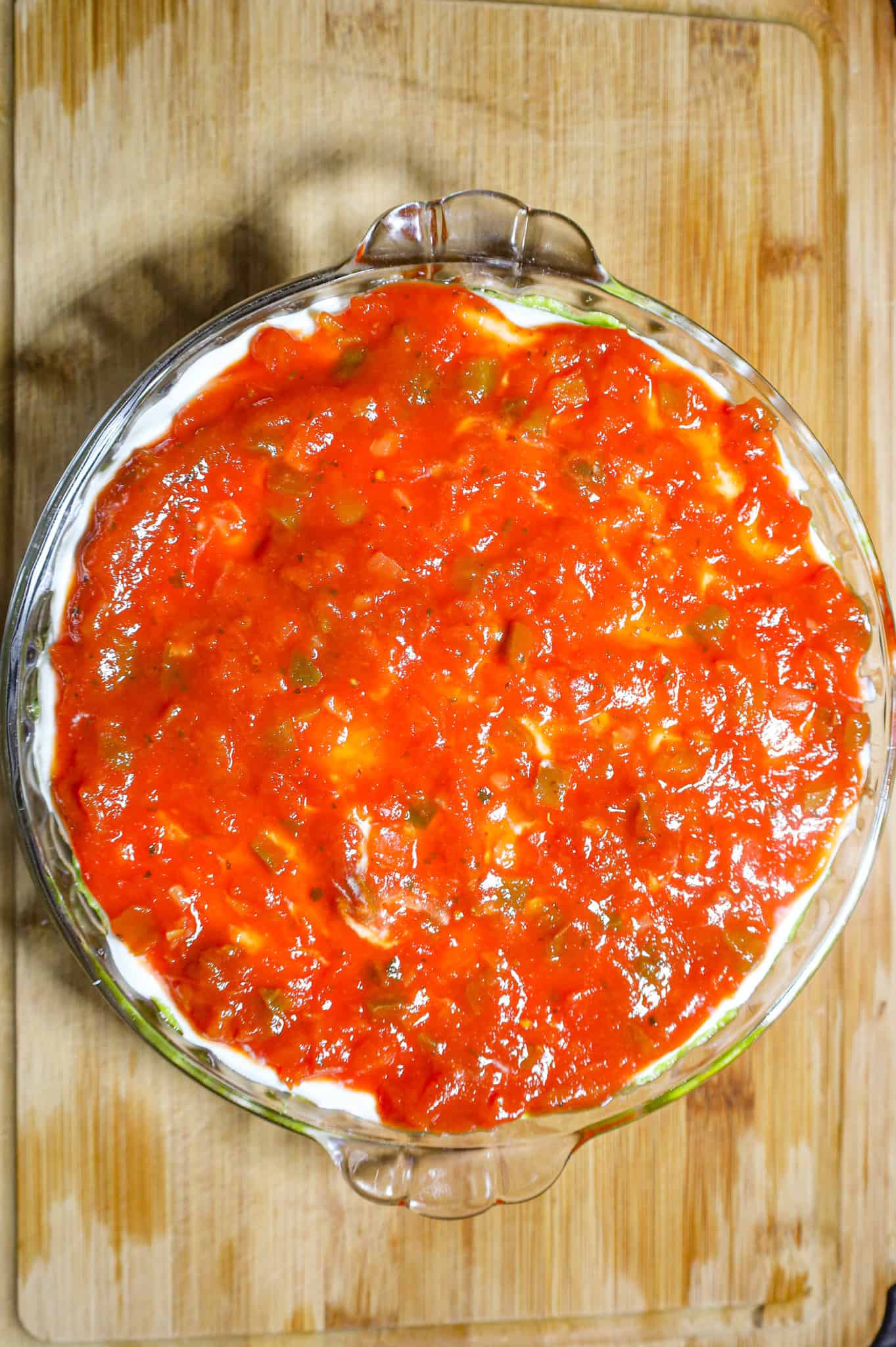 salsa layer of dip