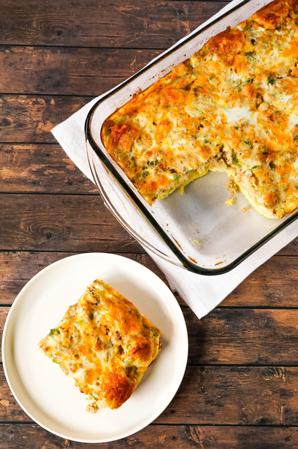 Breakfast Casserole with Biscuits THIS IS NOT DIET FOOD