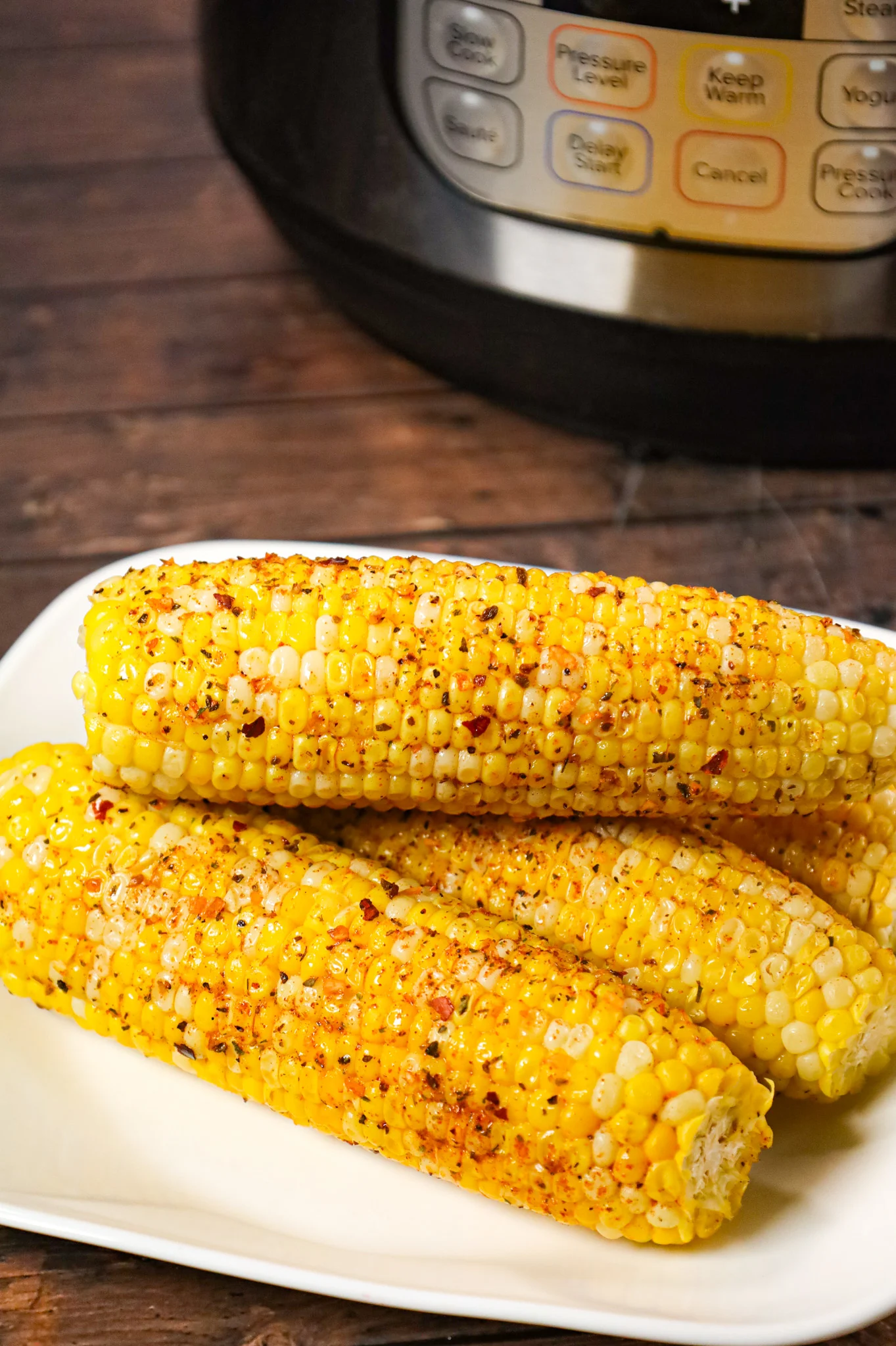 Instant Pot Corn on the Cob is a simple and delicious side dish recipe perfect for serving with a variety of meals.