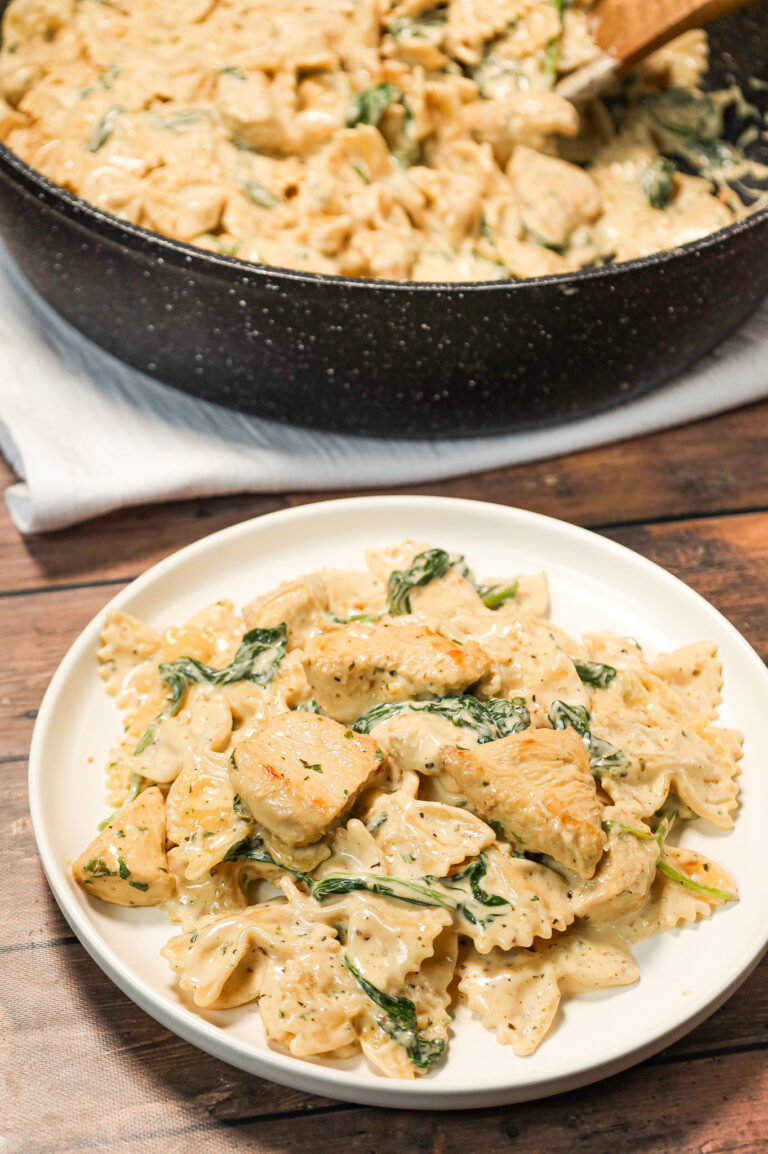 Chicken Spinach Alfredo THIS IS NOT DIET FOOD