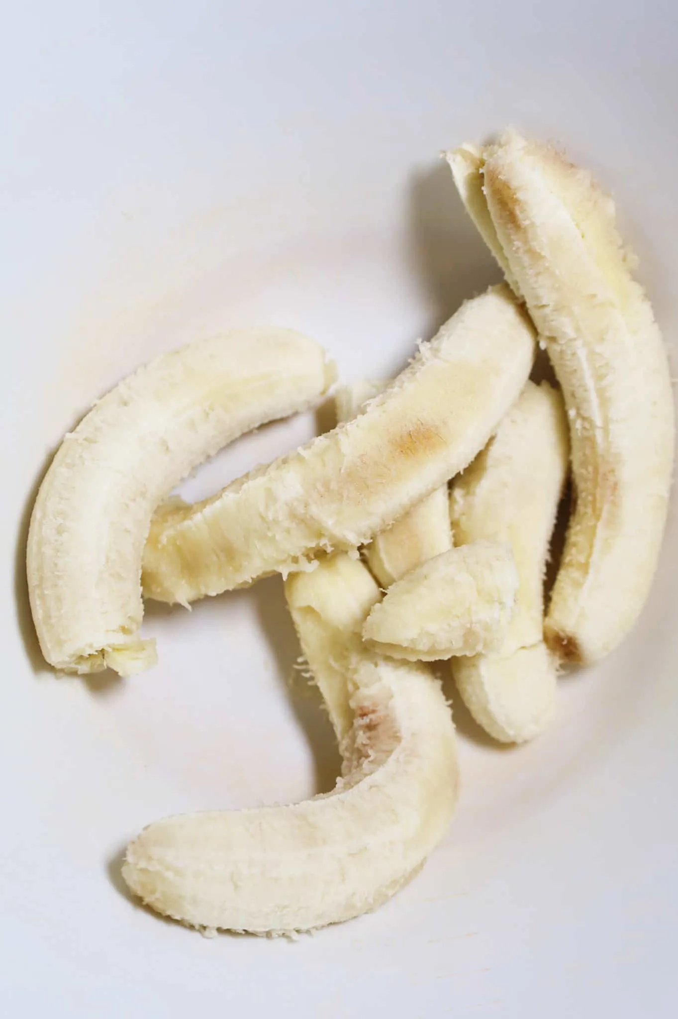 ripe bananas in a mixing bowl