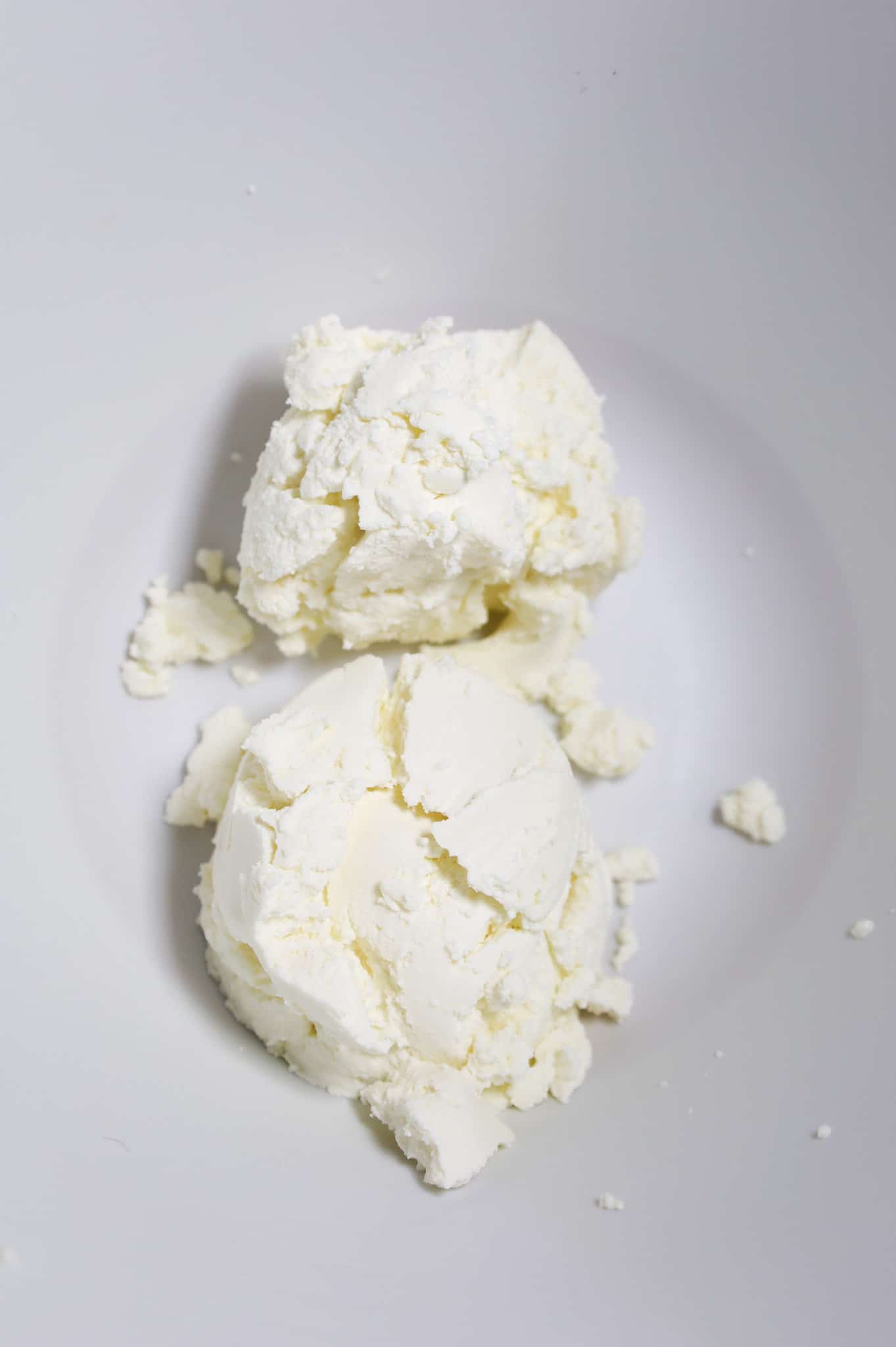 ricotta cheese in a mixing bowl