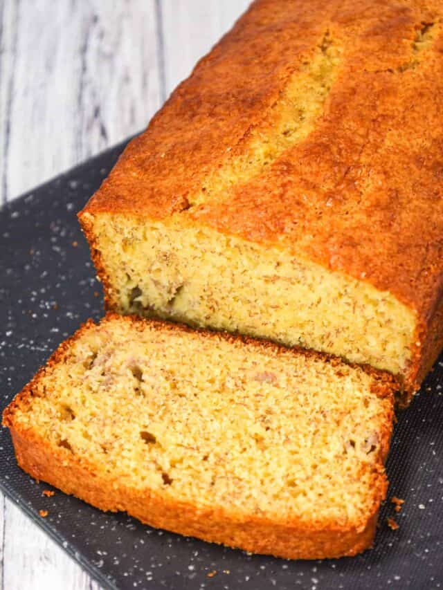 4 Ingredient Banana Bread Recipe