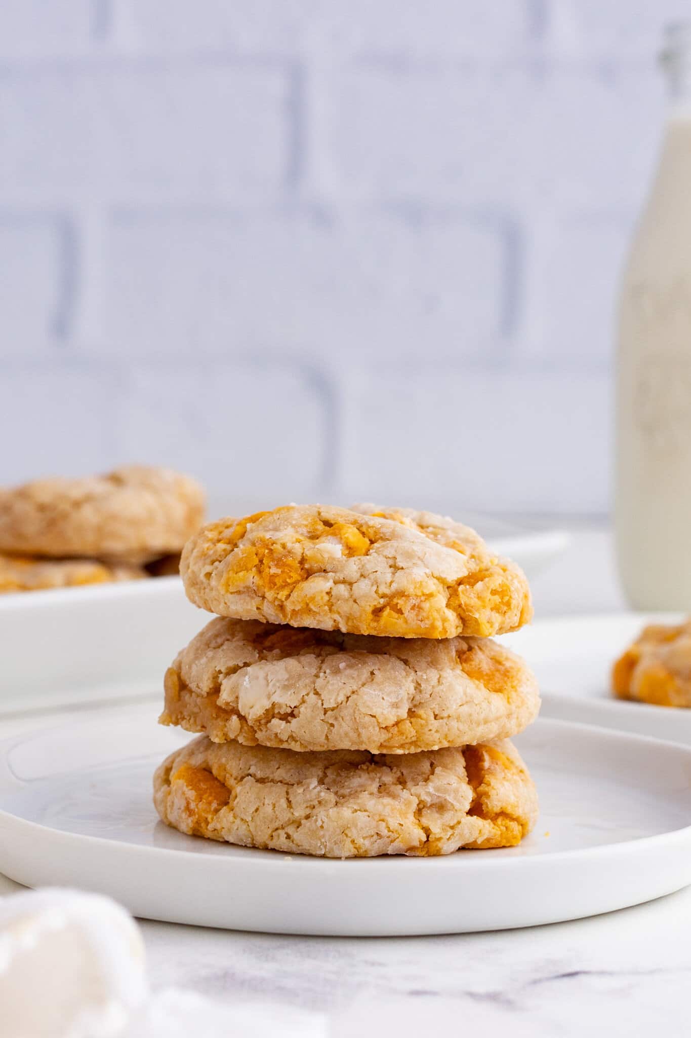 Butterscotch Cookies are chewy cookies made with butter pecan cake mix, cream cheese and loaded with Butterscotch chips.