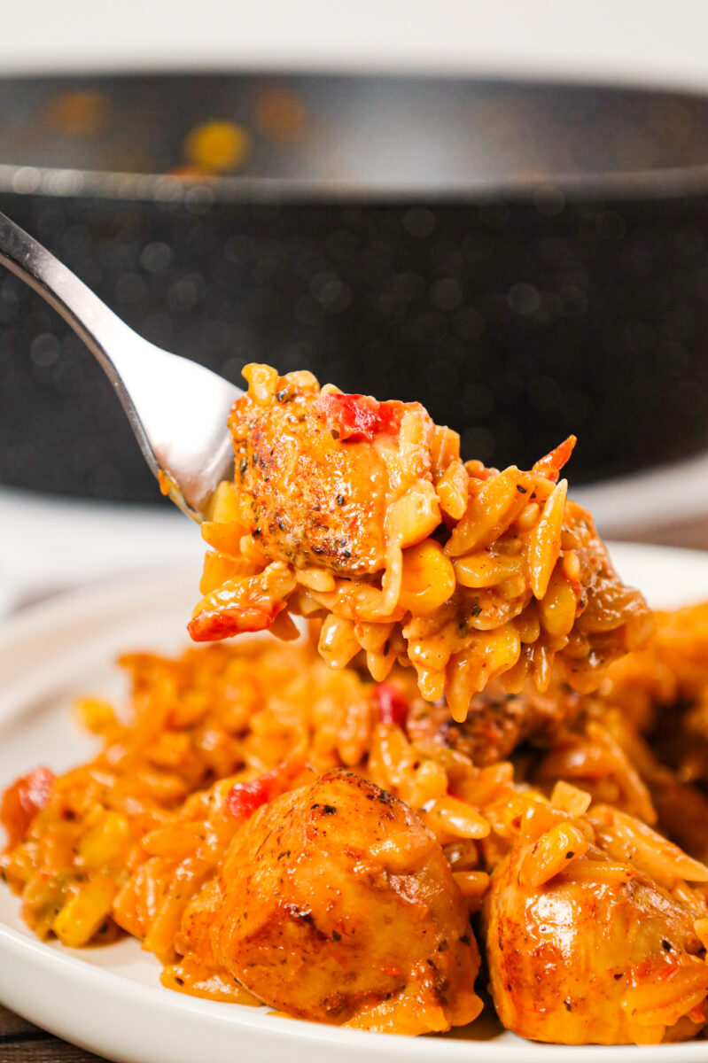 Cajun Chicken Orzo THIS IS NOT DIET FOOD