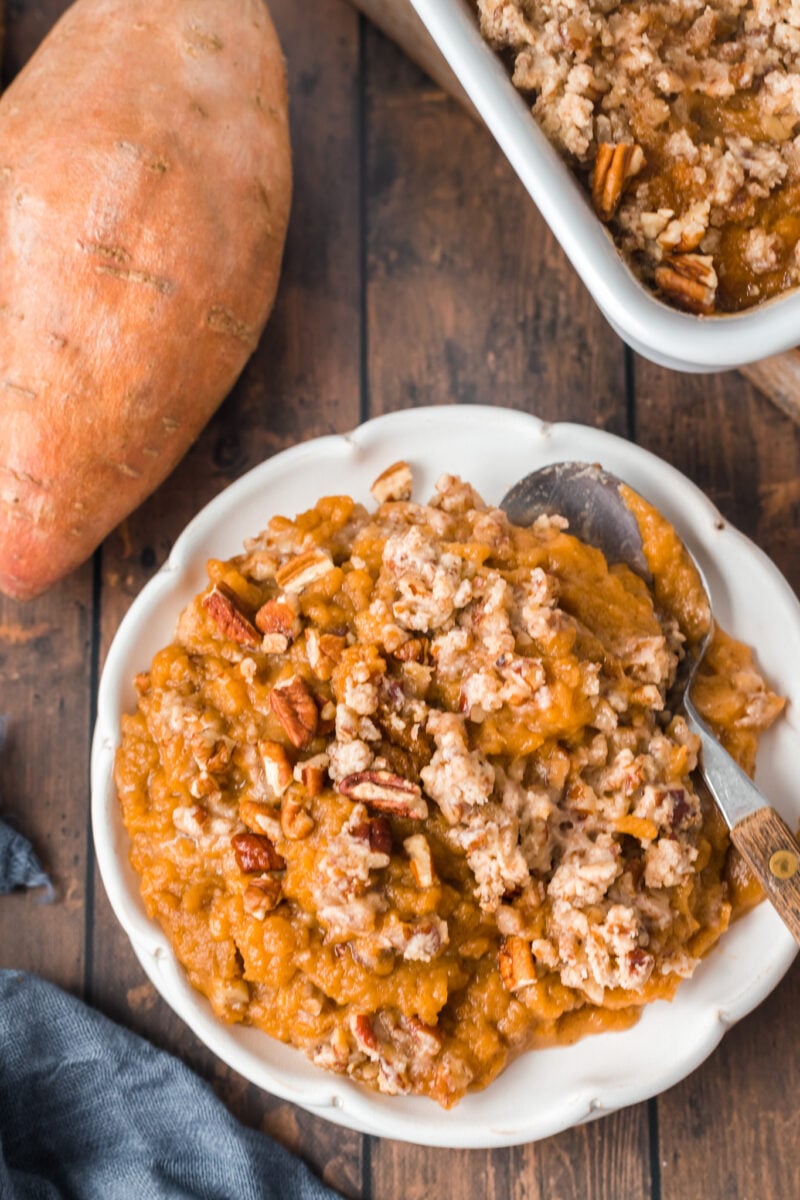 Easy Sweet Potato Casserole - THIS IS NOT DIET FOOD