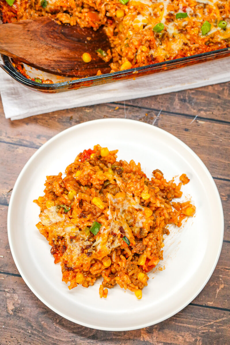Taco Rice Casserole - THIS IS NOT DIET FOOD