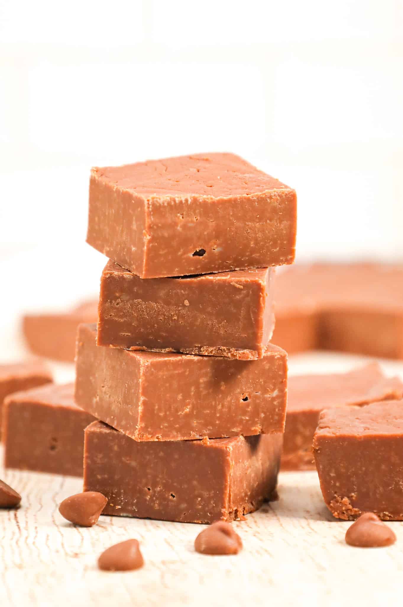 2 Ingredient Fudge is an easy microwave fudge recipe using sweetened condensed milk and milk chocolate chips.