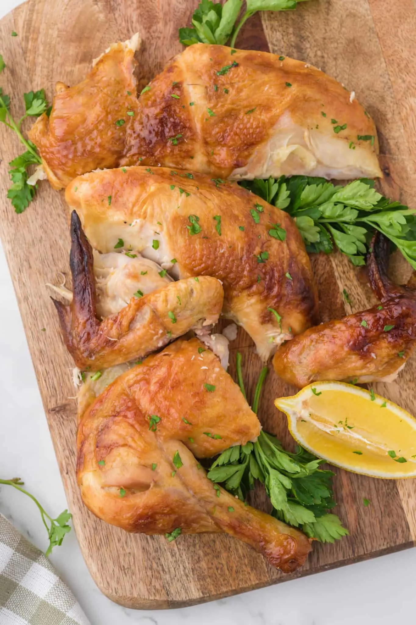 Air Fryer Whole Chicken is a simple and delicious way to cook a flavourful crispy chicken.