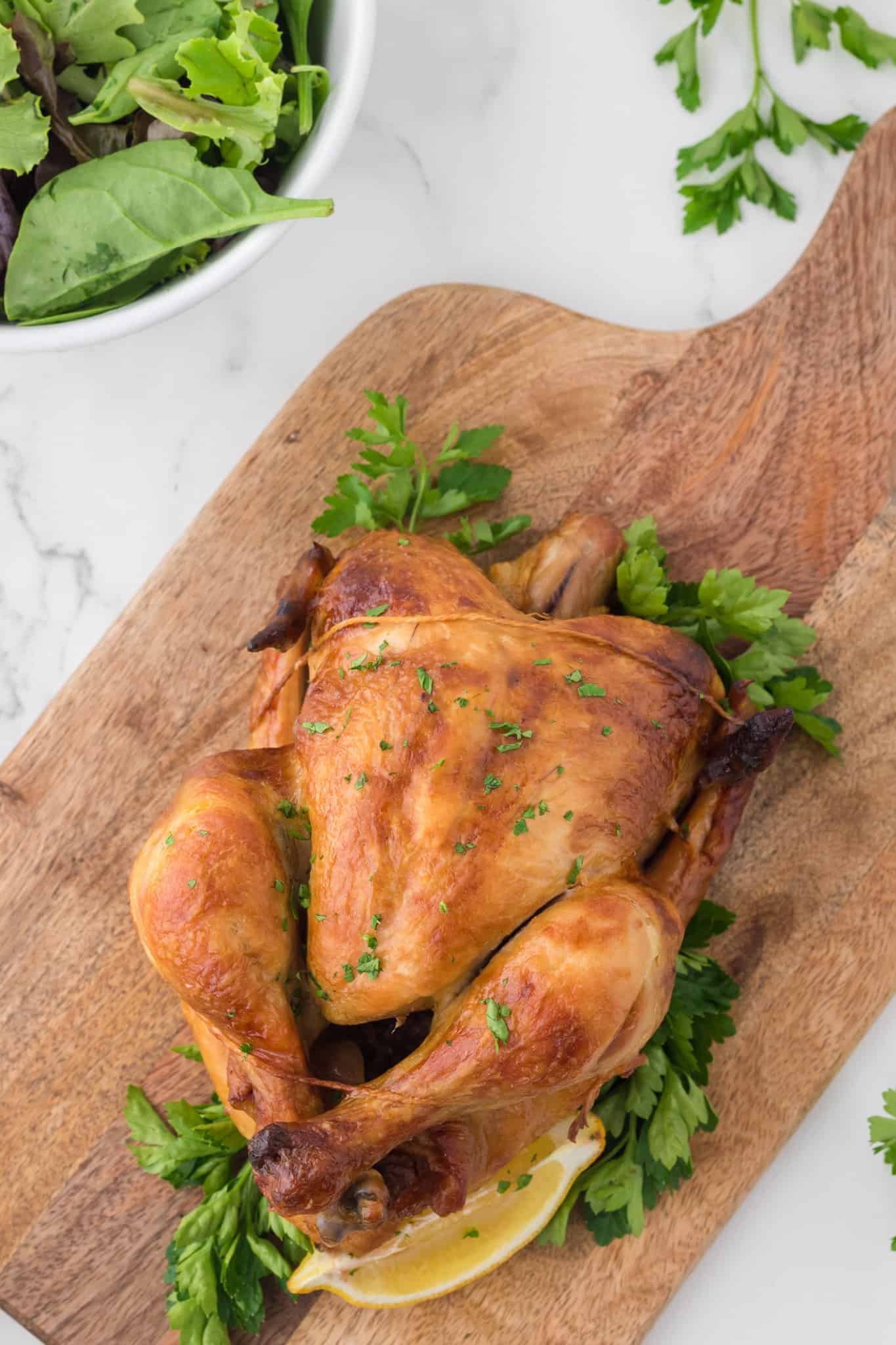 Air Fryer Whole Chicken is a simple and delicious way to cook a flavourful crispy chicken.