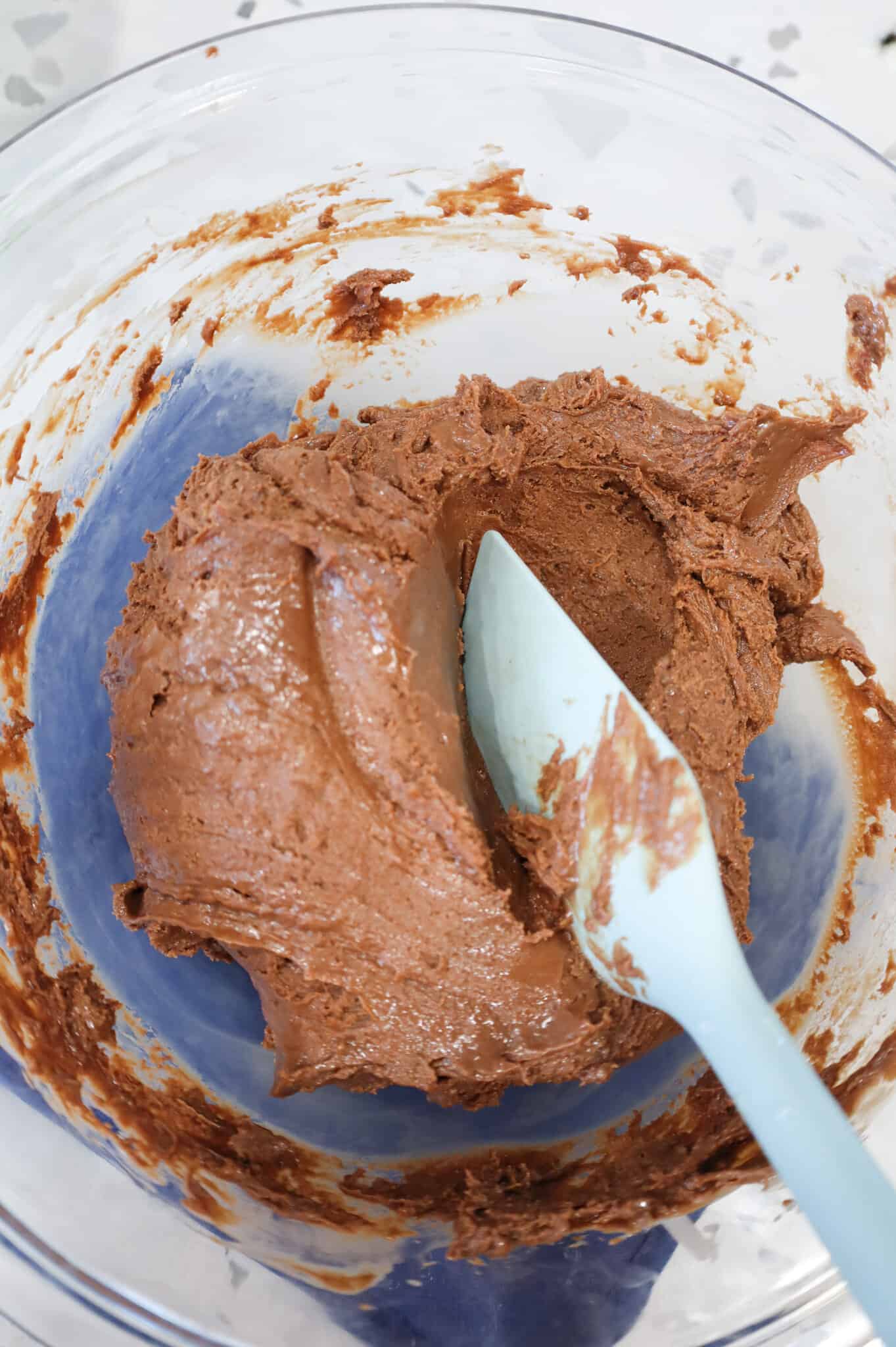 milk chocolate mixture in a bowl