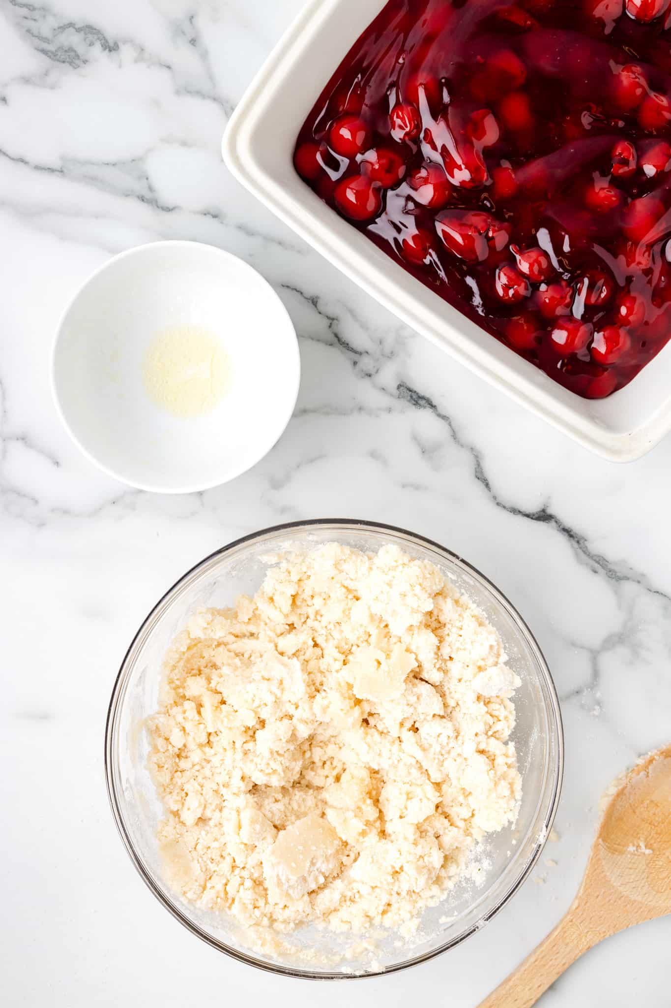 sugar cookie dough in a bowl