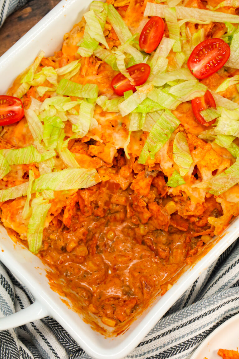 Taco Casserole with Doritos - THIS IS NOT DIET FOOD