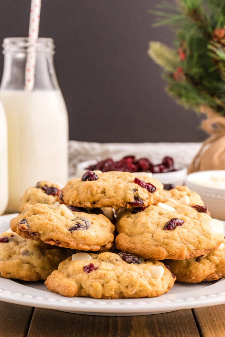 White Chocolate Cranberry Oatmeal Cookies THIS IS NOT DIET FOOD