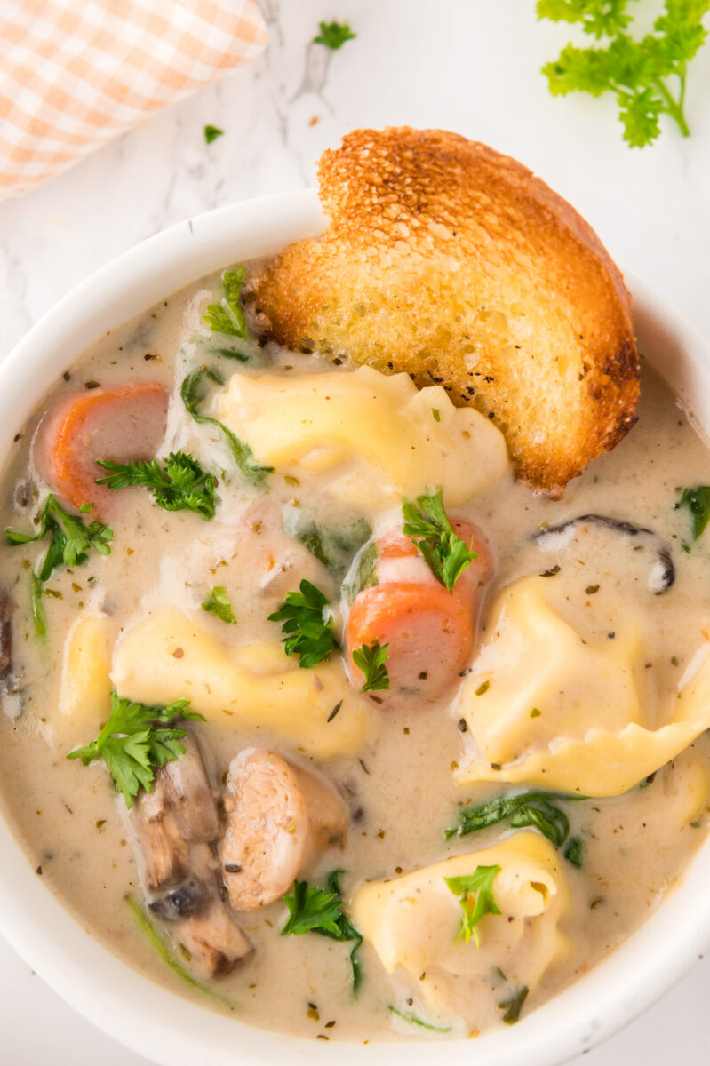 Creamy Tortellini Soup with Sausage THIS IS NOT DIET FOOD