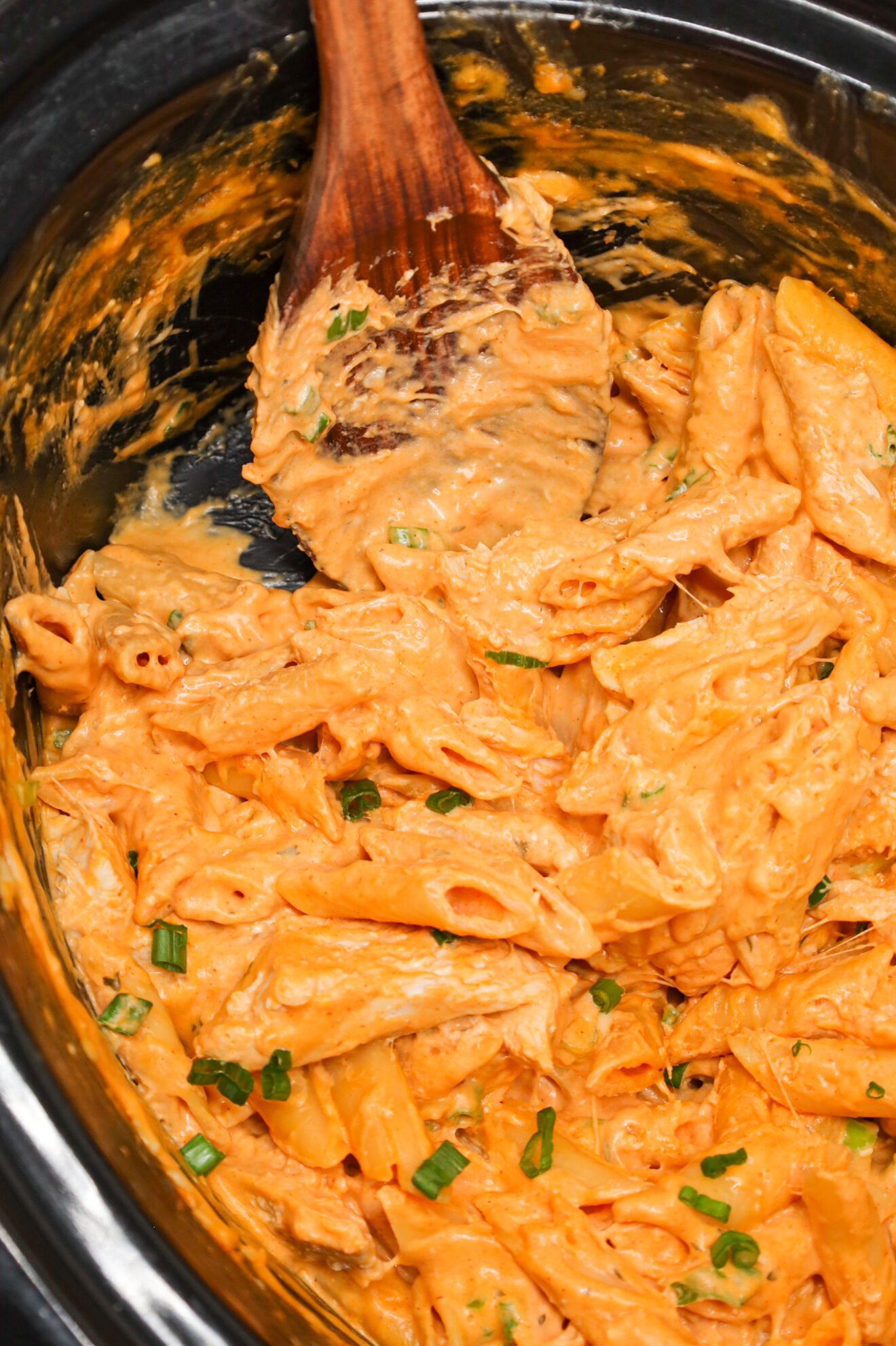 Crock Pot Buffalo Chicken Pasta - THIS IS NOT DIET FOOD