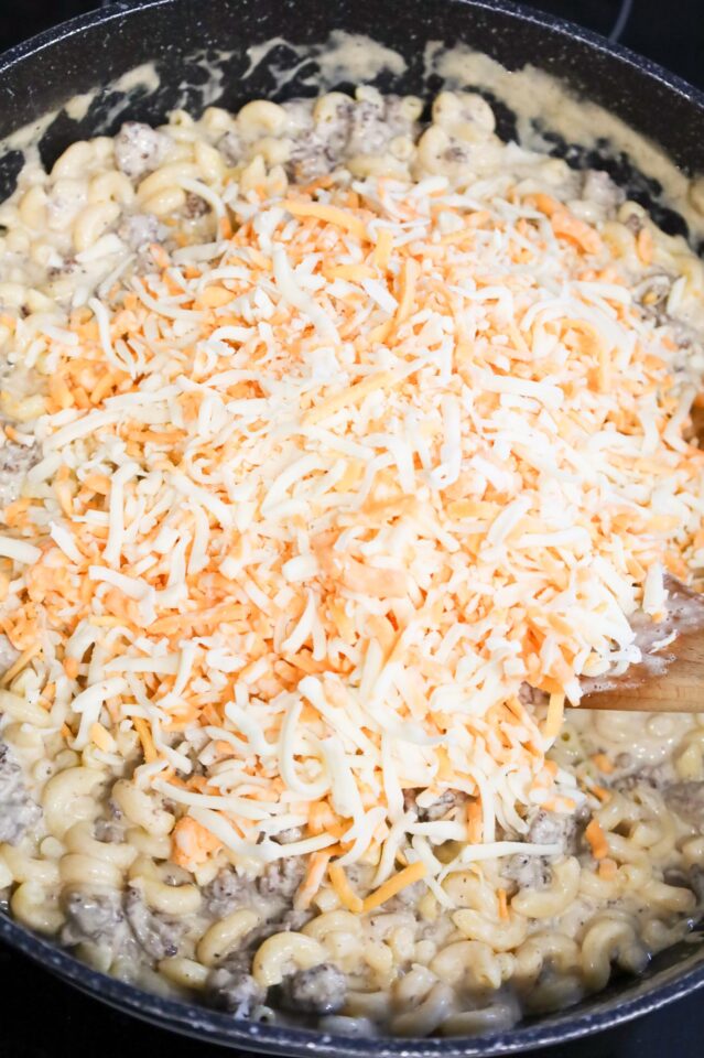 Hamburger Mac and Cheese THIS IS NOT DIET FOOD