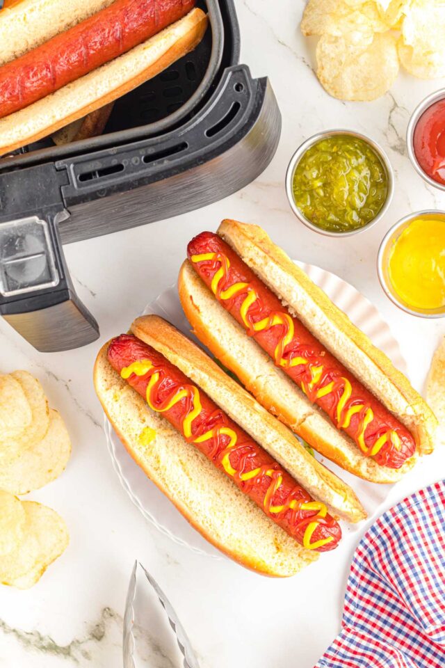 Air Fryer Hot Dogs THIS IS NOT DIET FOOD