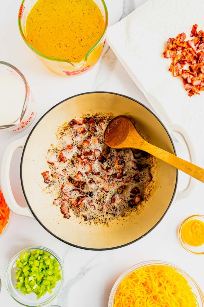 Loaded Baked Potato Soup - THIS IS NOT DIET FOOD