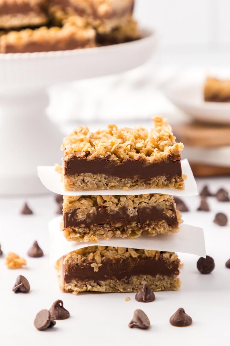 No Bake Chocolate Oat Bars THIS IS NOT DIET FOOD