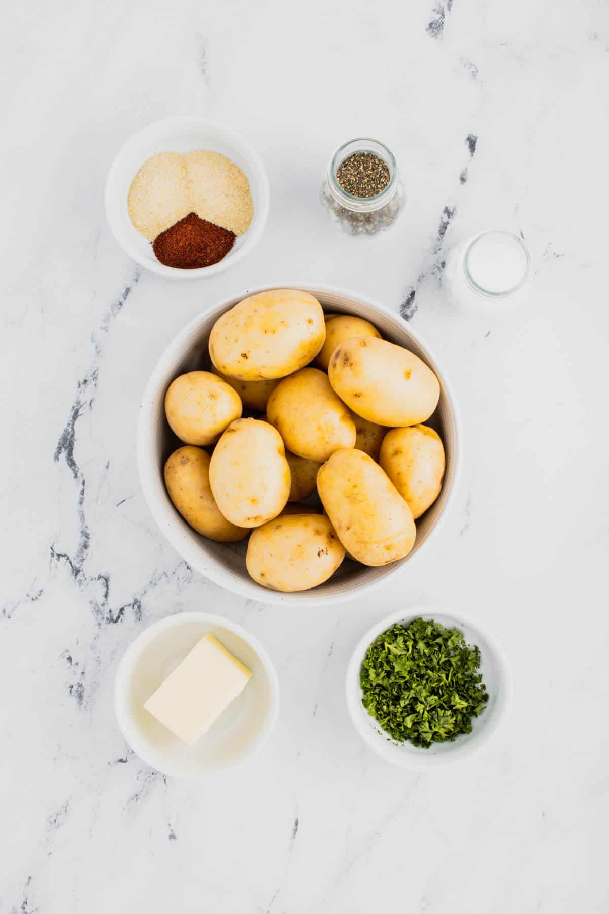 baby gold potatoes in a bowl