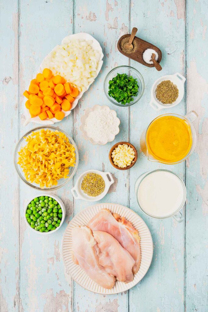 Crock Pot Creamy Chicken Noodle Soup - THIS IS NOT DIET FOOD