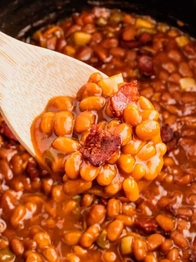 How to Make Crock Pot Baked Beans THIS IS NOT DIET FOOD