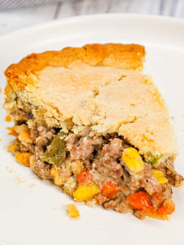 How to Make Ground Beef Pot Pie THIS IS NOT DIET FOOD