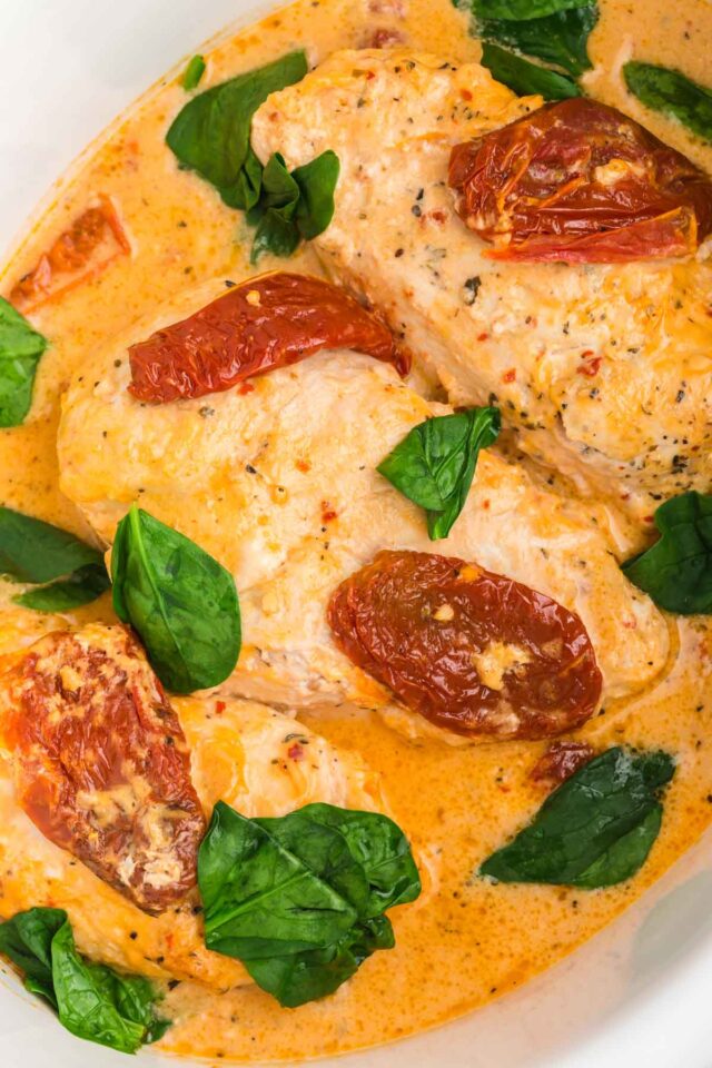 Crock Pot Tuscan Chicken THIS IS NOT DIET FOOD