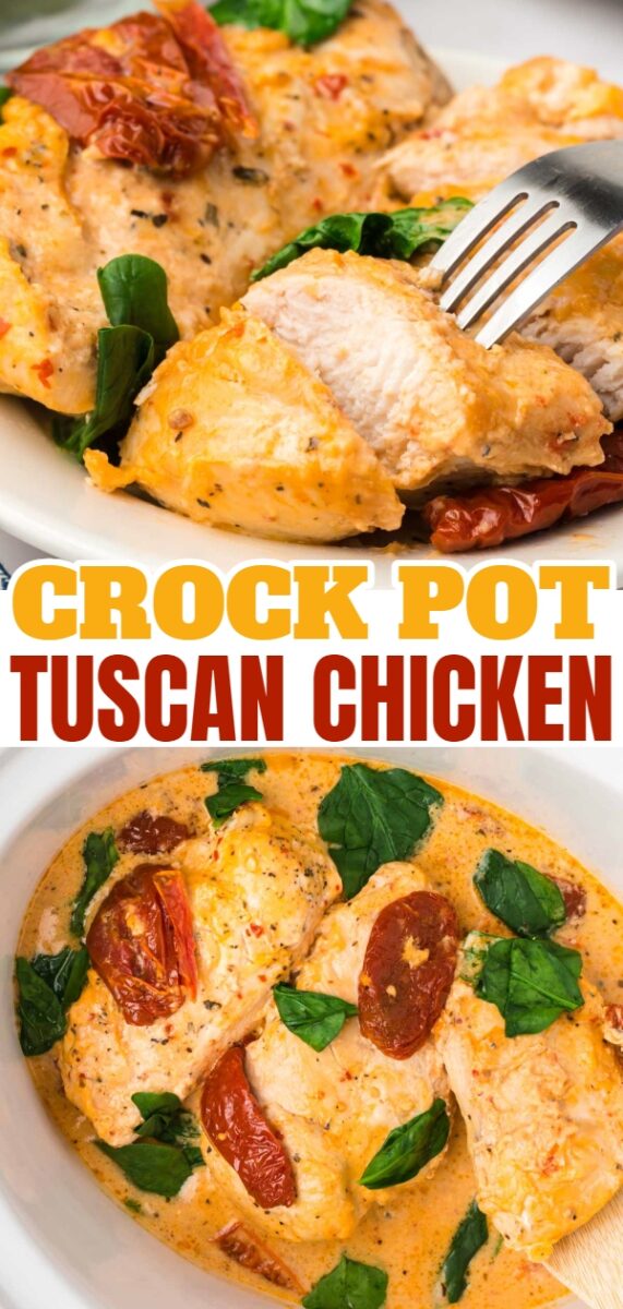 Crock Pot Tuscan Chicken THIS IS NOT DIET FOOD
