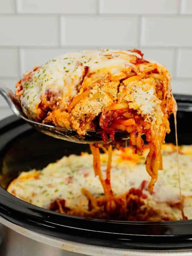 How to Make Crock Pot Million Dollar Spaghetti - THIS IS NOT DIET FOOD