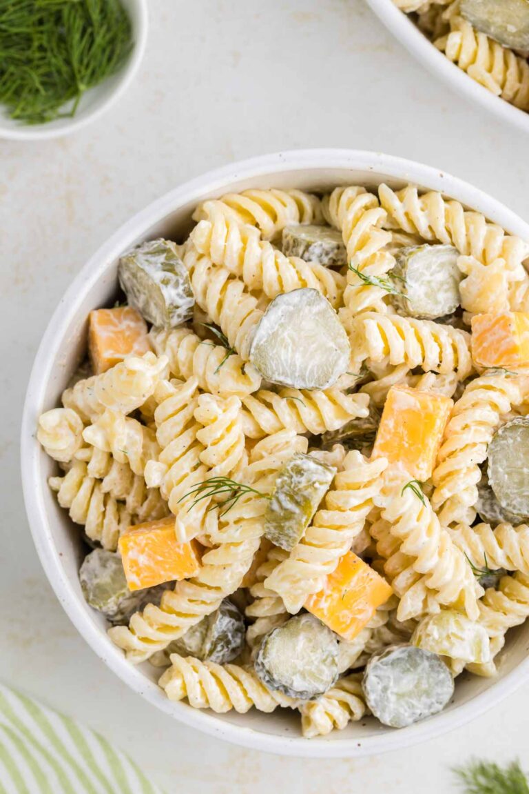 Dill Pickle Pasta Salad THIS IS NOT DIET FOOD
