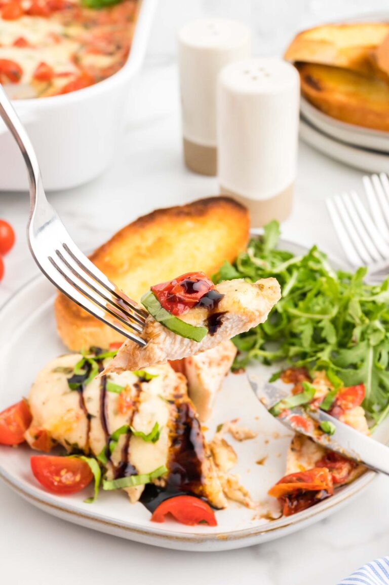 Bruschetta Chicken Bake - THIS IS NOT DIET FOOD