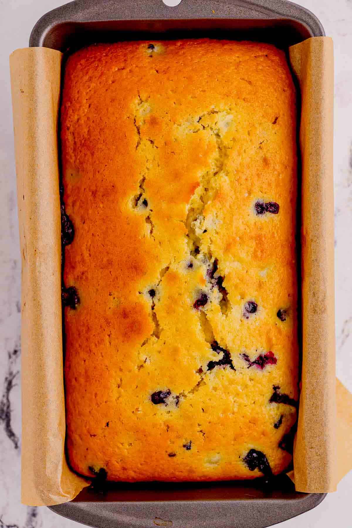 Lemon Blueberry Loaf is a delicious baked treat that combines the tangy flavor of lemons with the sweet burst of blueberries and is perfect for serving at brunch or as a dessert.