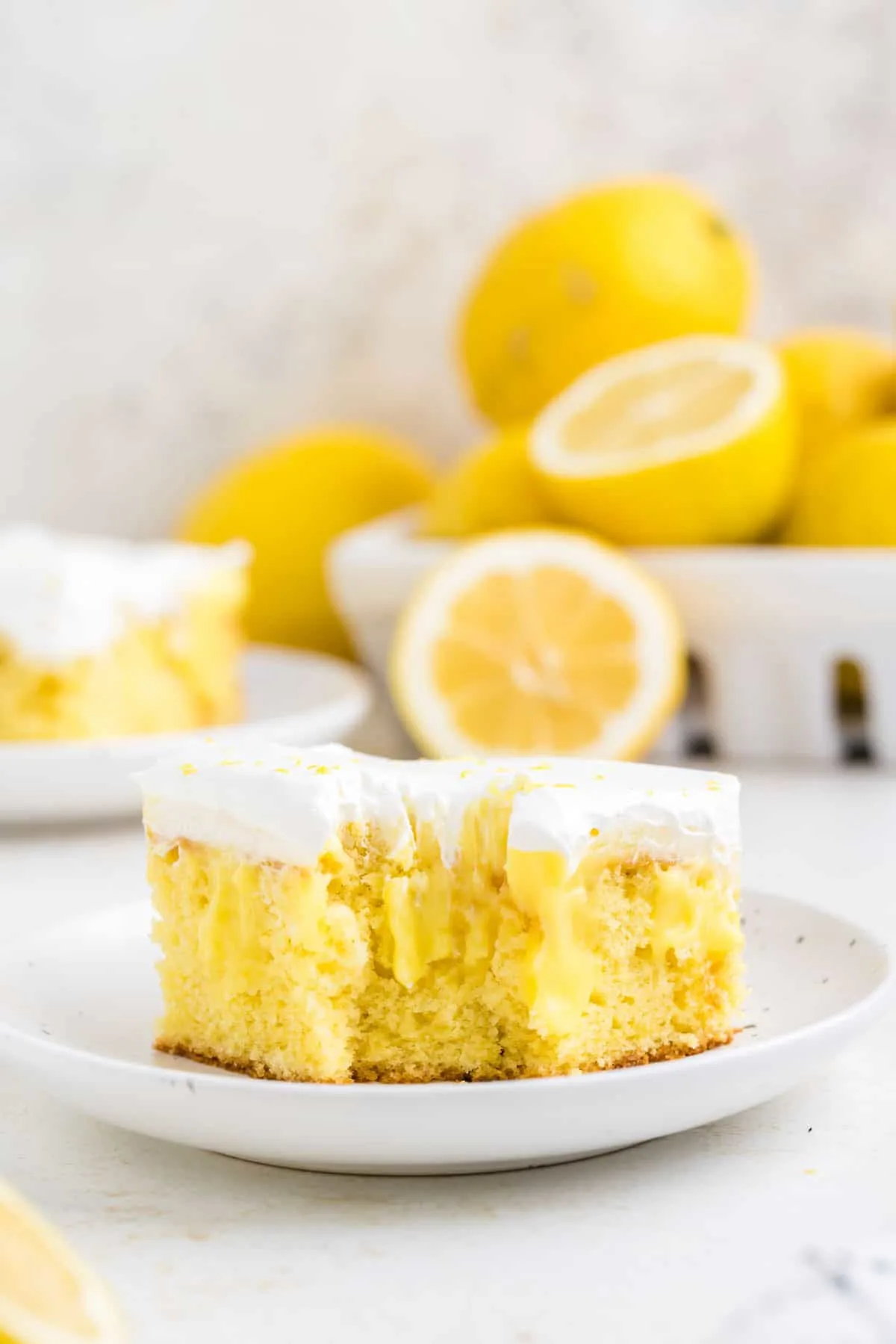 Lemon Poke Cake - THIS IS NOT DIET FOOD