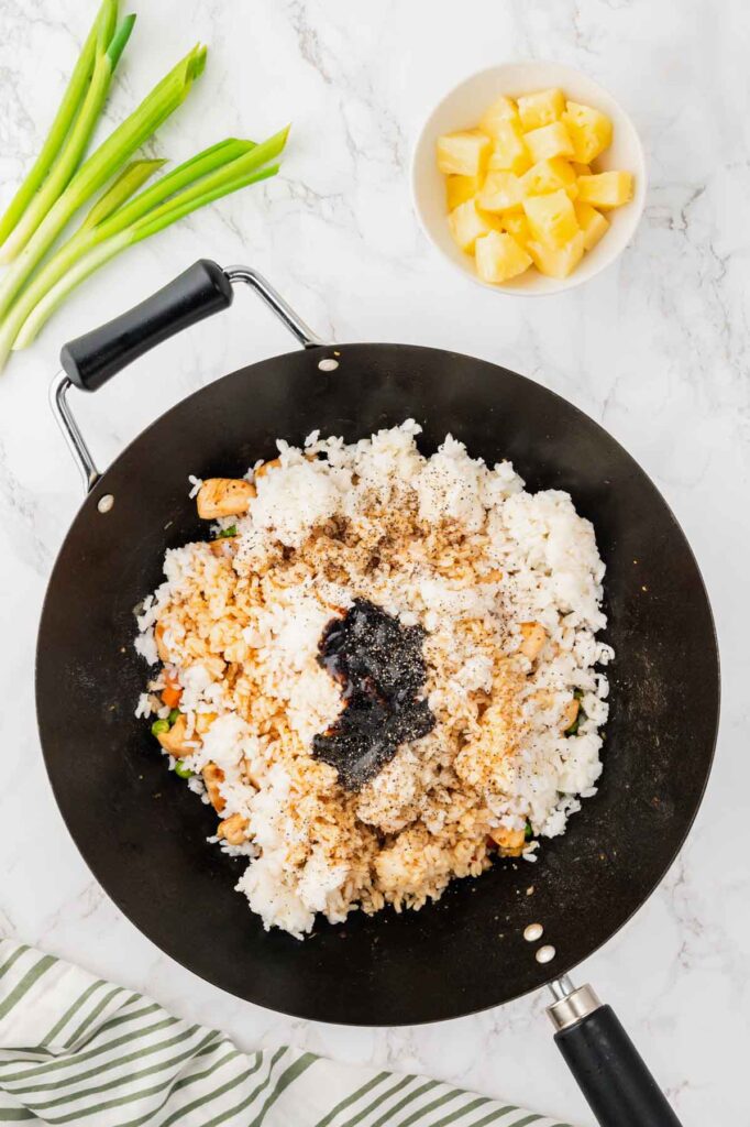 Pineapple Chicken Fried Rice THIS IS NOT DIET FOOD