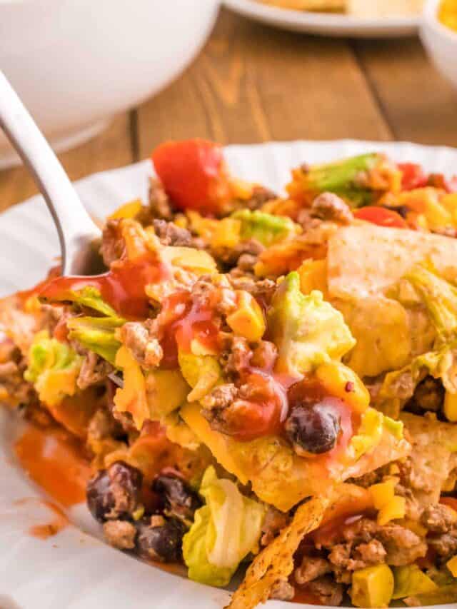 How to Make Taco Salad with Catalina Dressing THIS IS NOT DIET FOOD