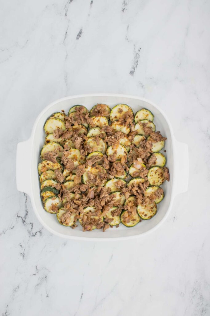 Zucchini Casserole with Ground Beef THIS IS NOT DIET FOOD