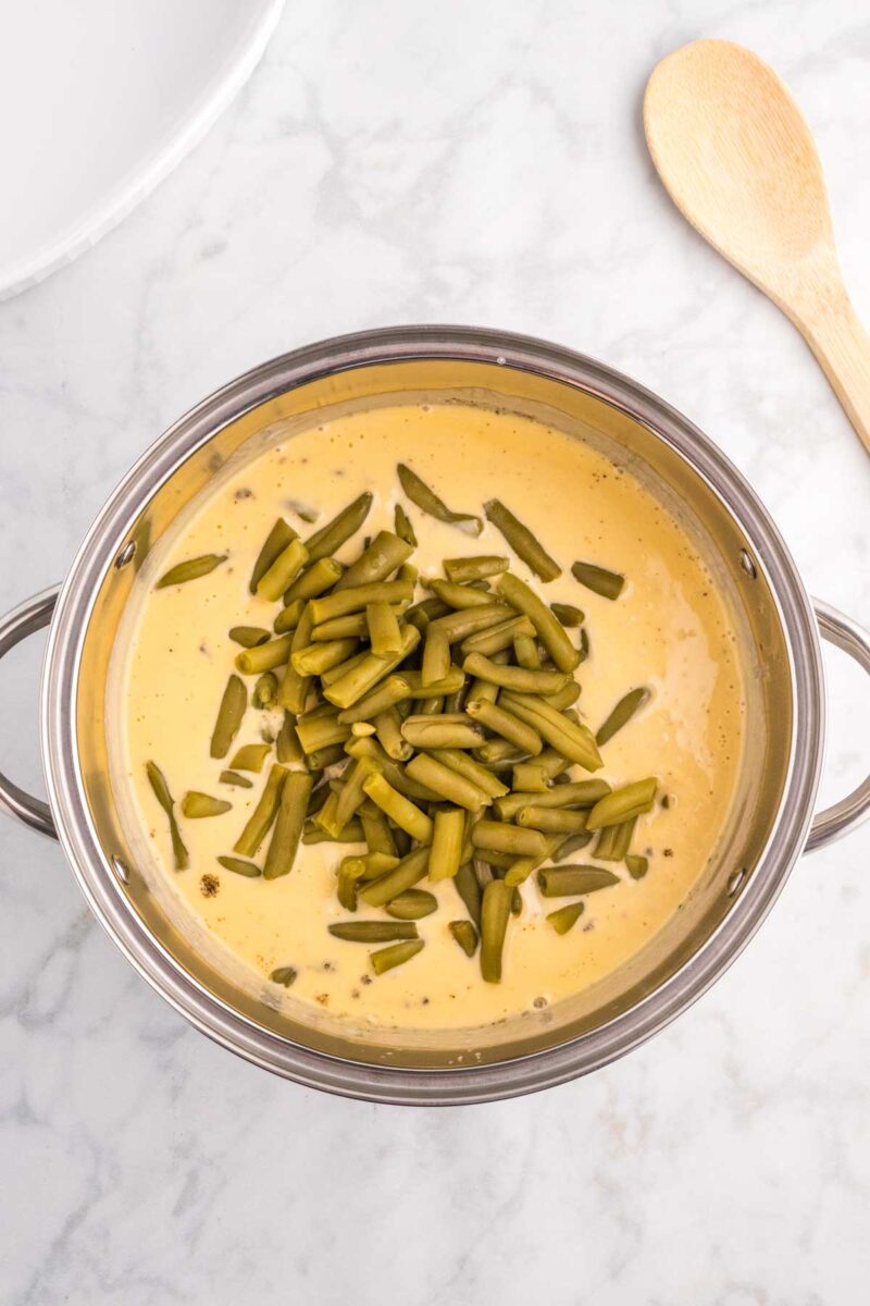 Green Bean Casserole with Velveeta THIS IS NOT DIET FOOD