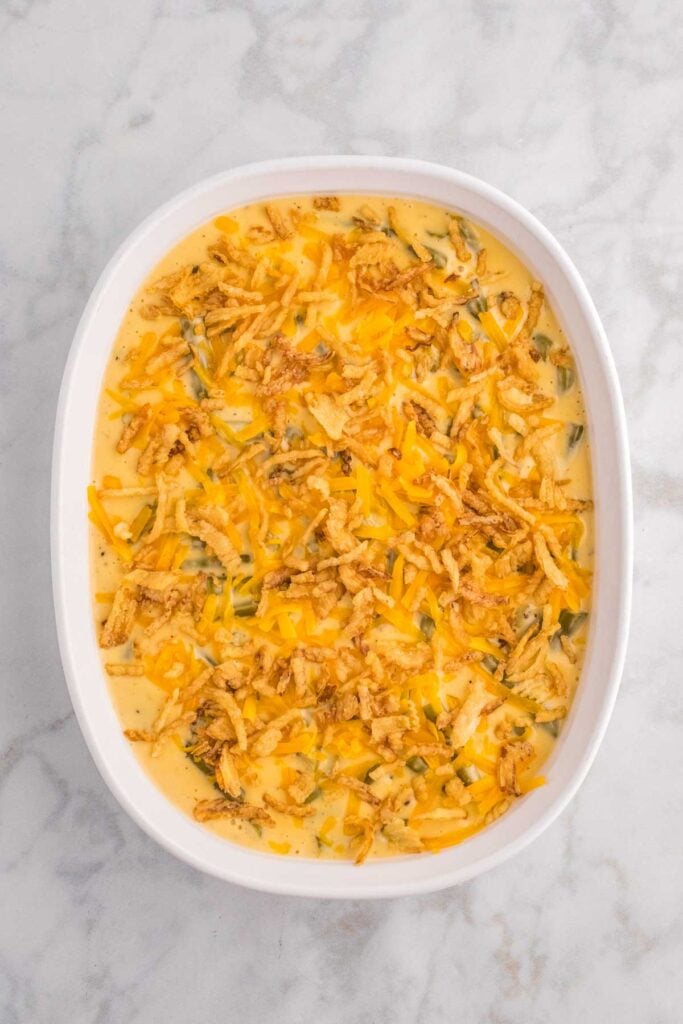 Green Bean Casserole with Velveeta THIS IS NOT DIET FOOD