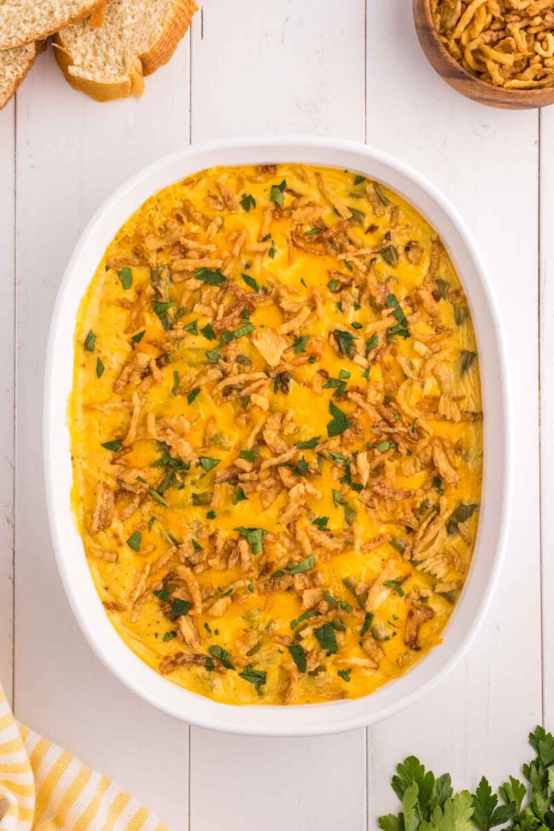 Green Bean Casserole with Velveeta THIS IS NOT DIET FOOD