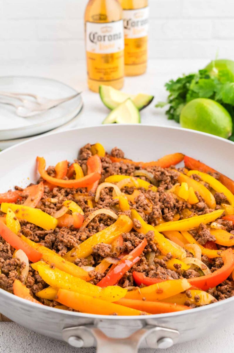 Ground Beef Fajitas THIS IS NOT DIET FOOD