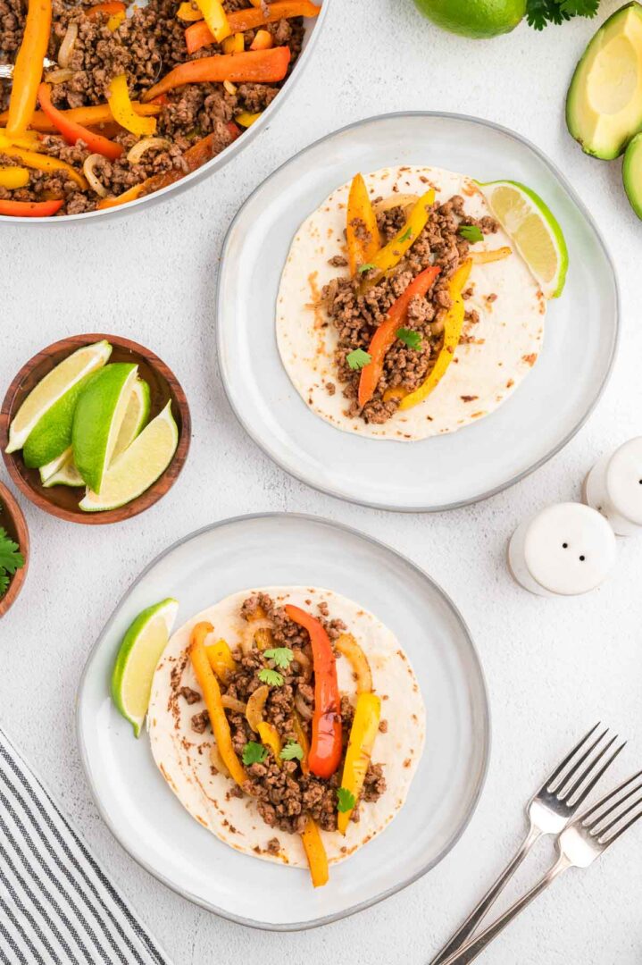 Ground Beef Fajitas - THIS IS NOT DIET FOOD