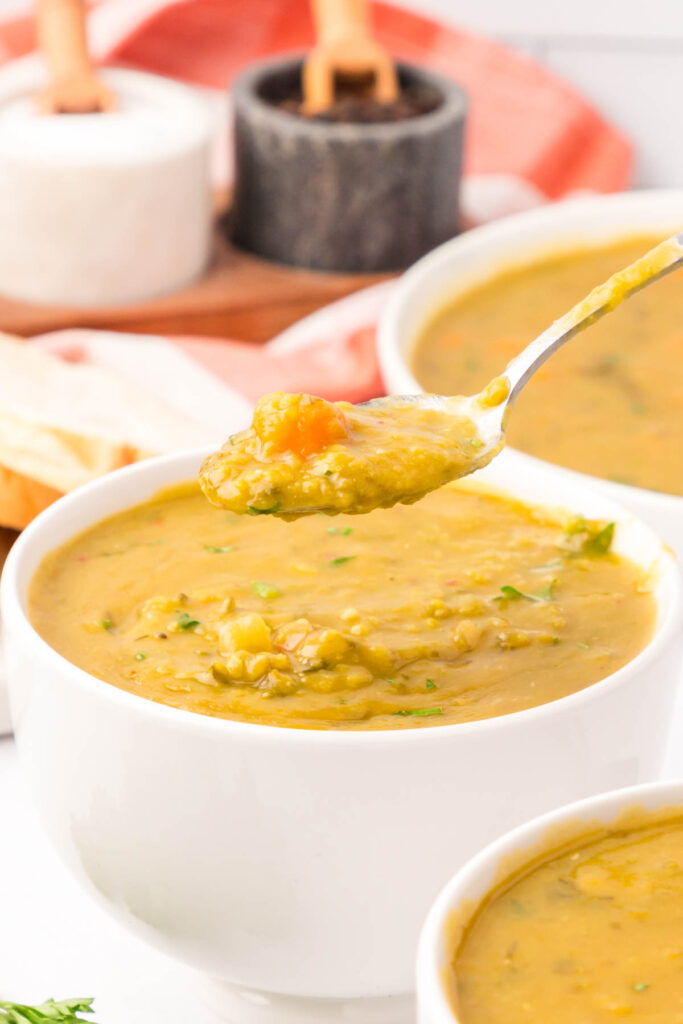 Crock Pot Split Pea Soup Vegetarian THIS IS NOT DIET FOOD