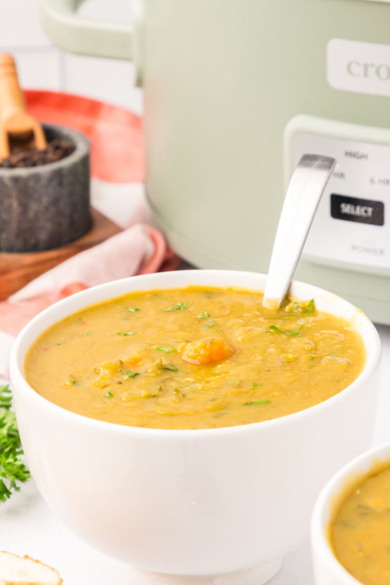 Crock Pot Split Pea Soup Vegetarian THIS IS NOT DIET FOOD